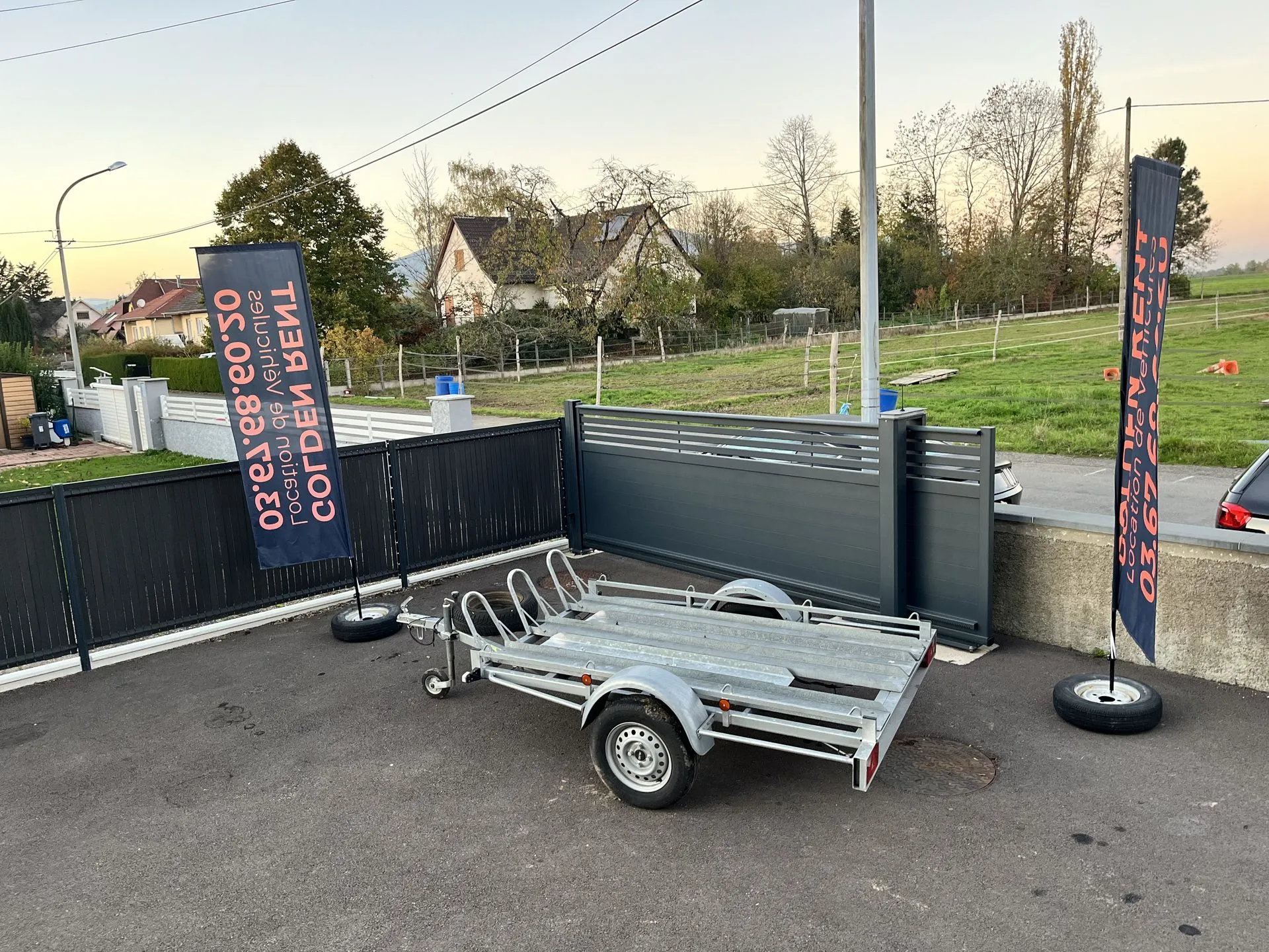 Remorque Moto Simple Essieu